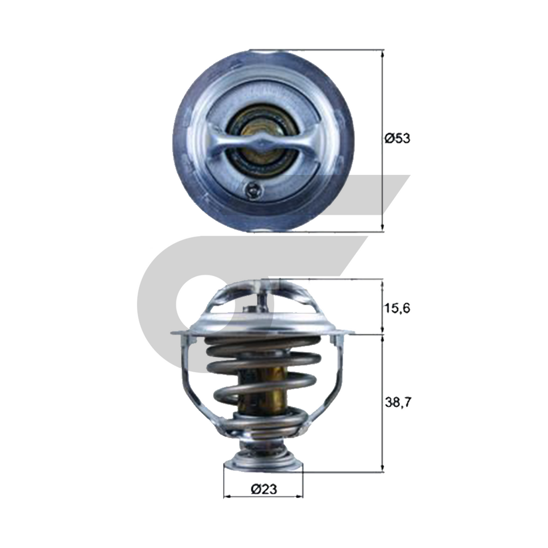 MAHLE วาล์วน้ำ VW AUDI PORSCHE 1.8/2.0TFSI / A3 A4 A5 Q5, SCIROCCO | 95องศา