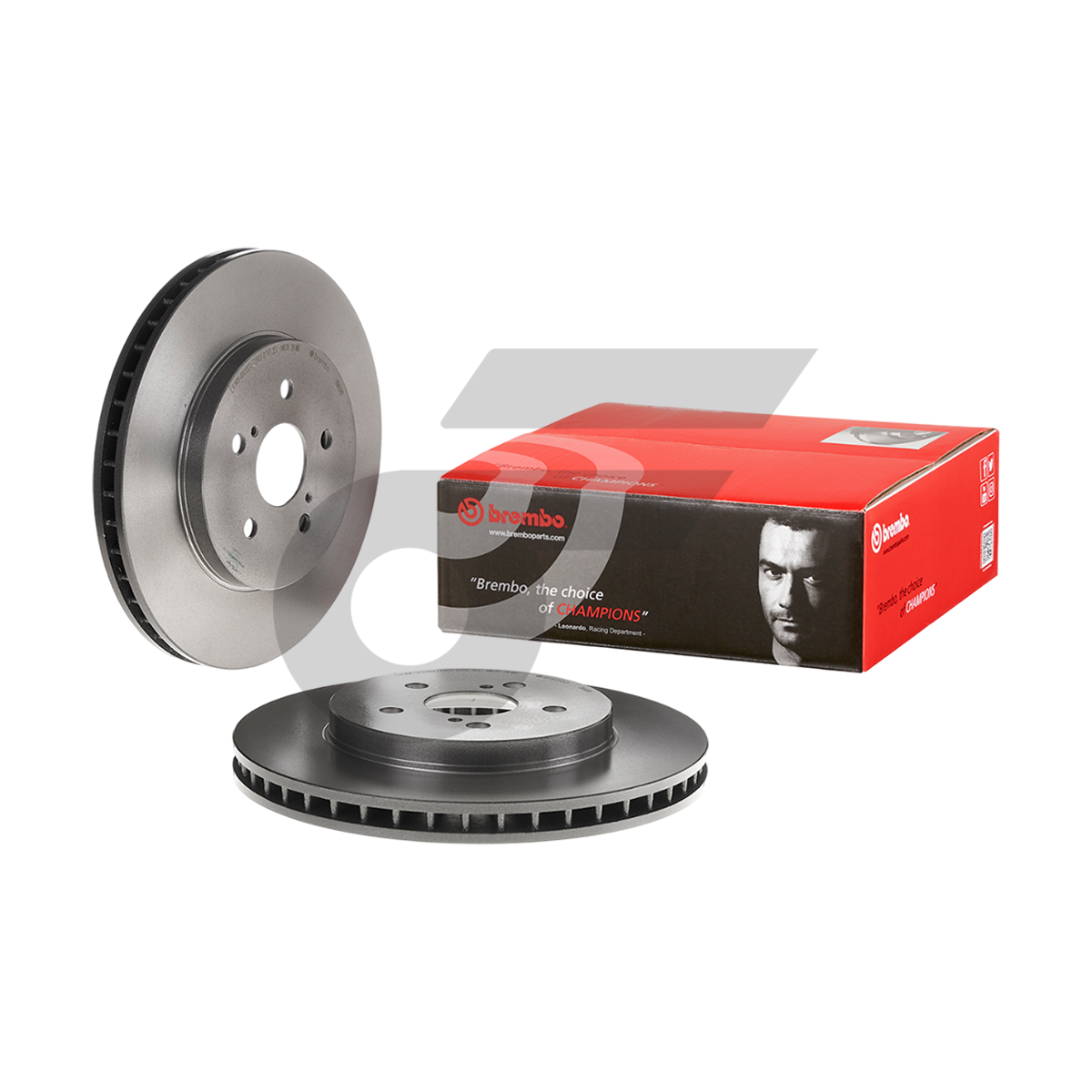 BREMBO จานเบรคหน้า RX300 RX350 HARRIER ปี03-ON |319MM. 4รู