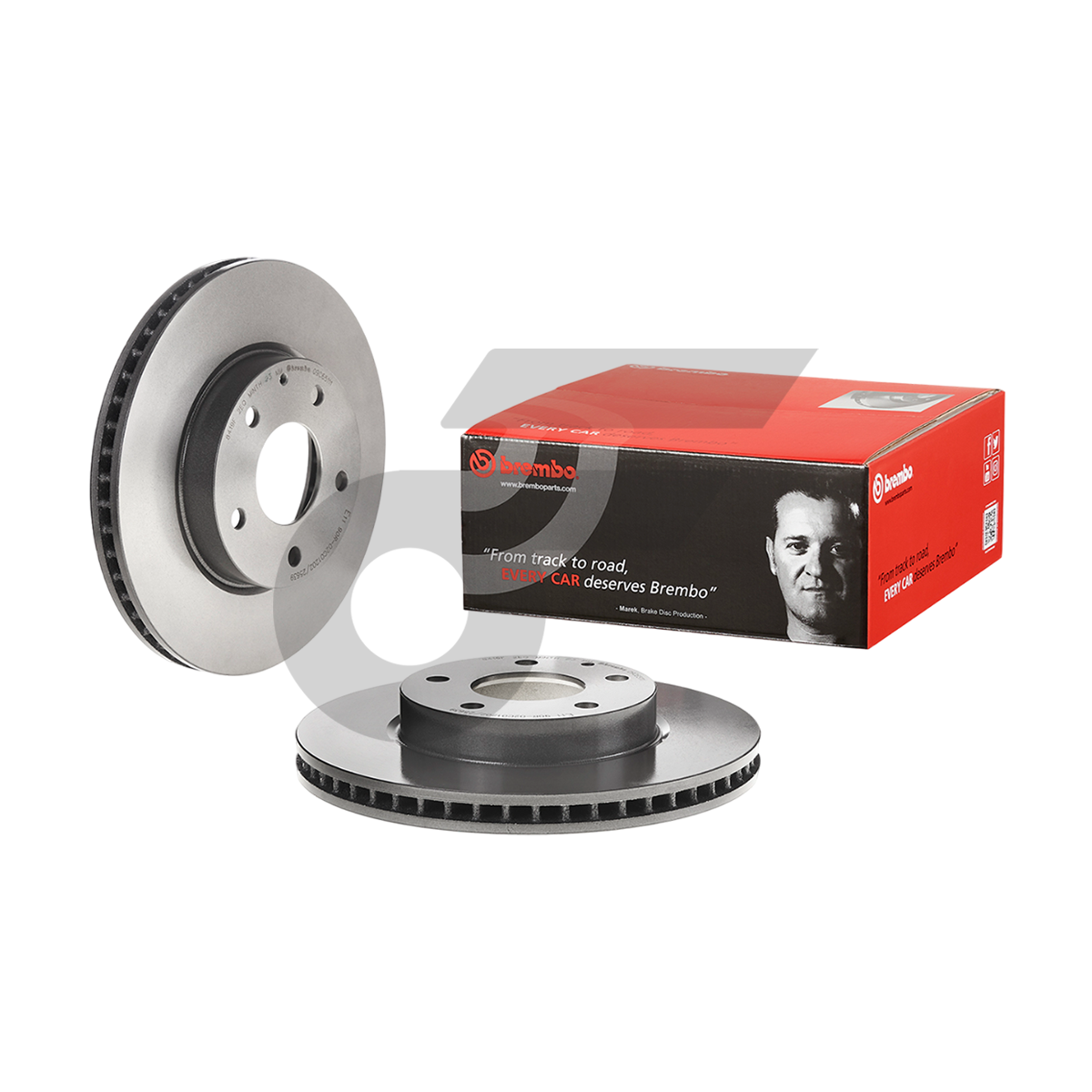 BREMBO จานเบรคหน้า CX-3 SKY DK 1.5D 2.0 ปี15-ON |280MM. 0รู