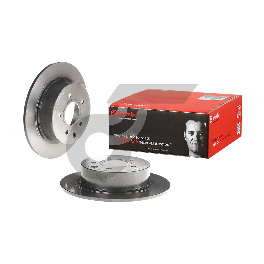 BREMBO จานเบรคหลัง SYLPHY B17, PULSAR HC ปี12-ON, TEANA J31 J32 ปี09-12, TEANA L33 2.0 HC ปี13-ON |291.5MM. 6รู
