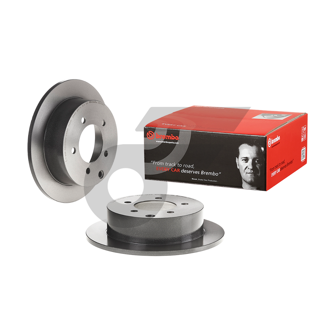 BREMBO จานเบรคหลัง LANCER EX 1.8 ปี09-ON |262MM. 4รู