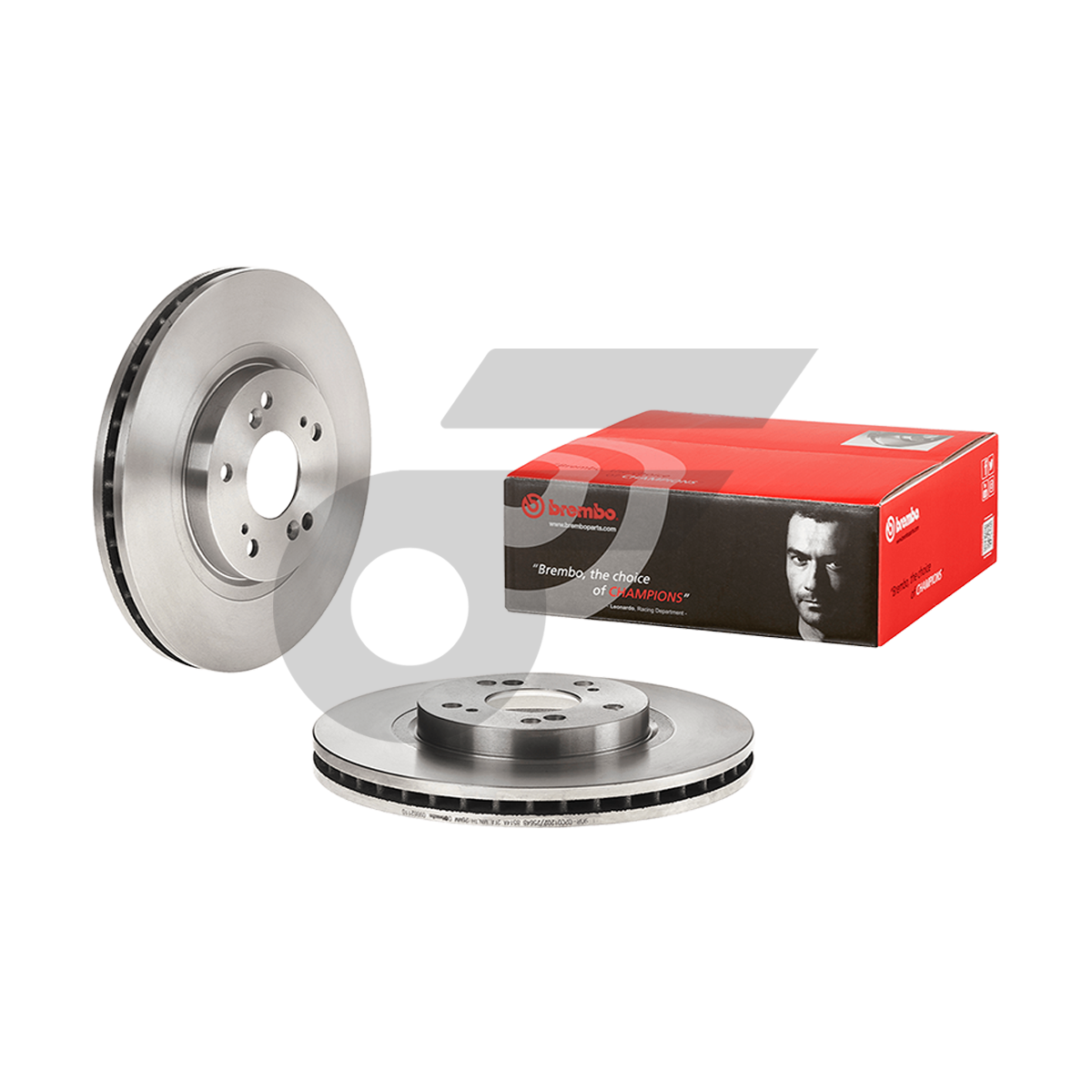 BREMBO จานเบรคหน้า ACCORD GEN8 2.0 2.4 ปี08-12 |300MM. 6รู