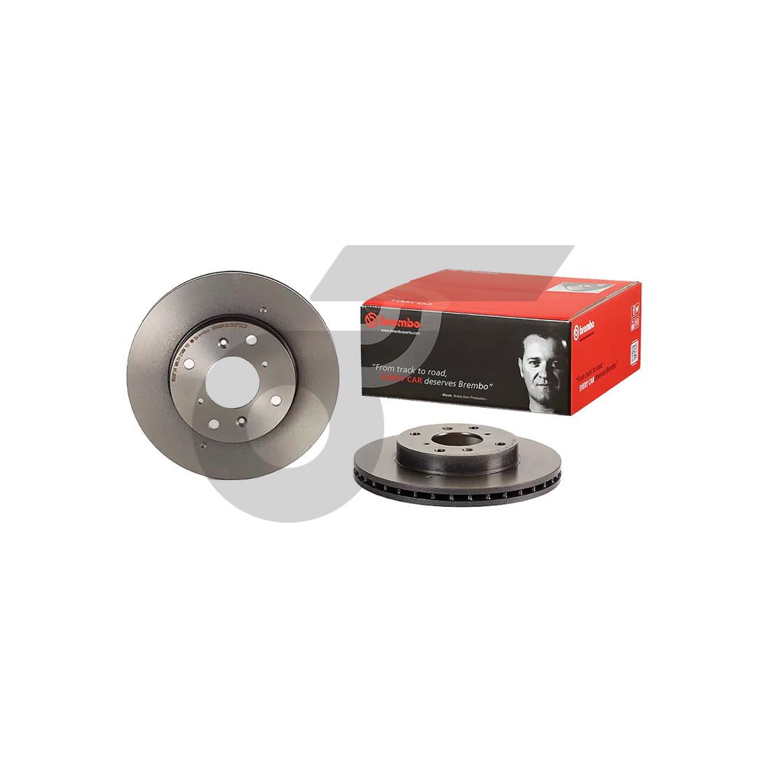 BREMBO จานเบรคหน้า ACCORD ปี98 PRELUDE CRV | 260 MM. 4รู