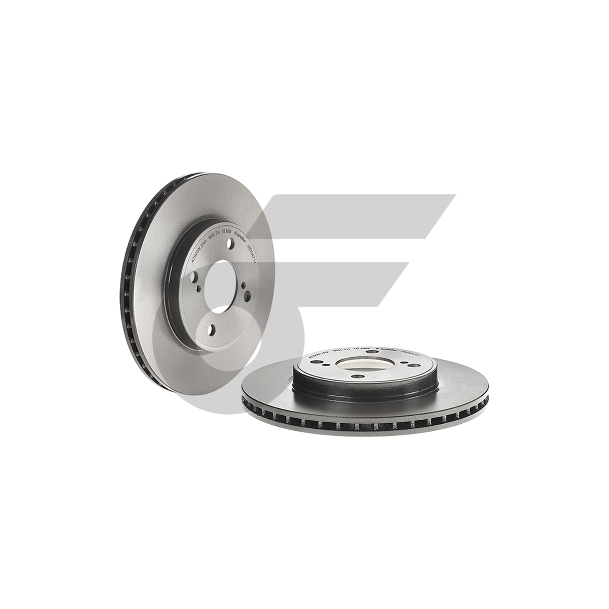 BREMBO จานเบรคหน้า NEW SWIFT 1.2 A2L412 INNER DIA. 136.8 MM ปี18-ON |252MM. 5รู