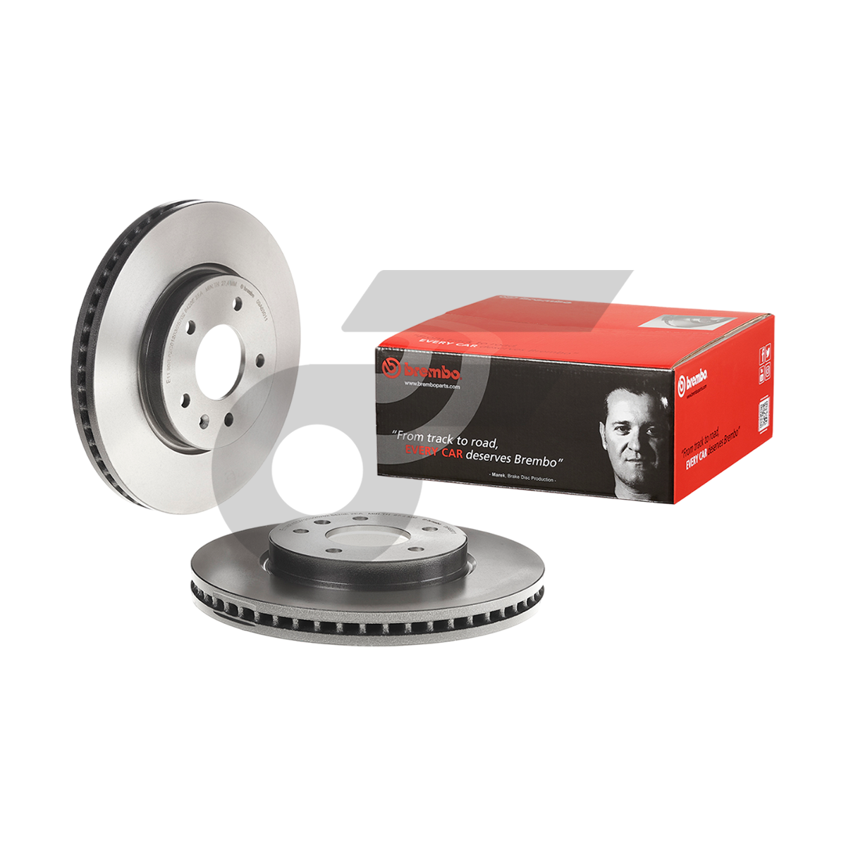 BREMBO จานเบรคหน้า CAPTIVA ปี06-ON |296MM. 4รู