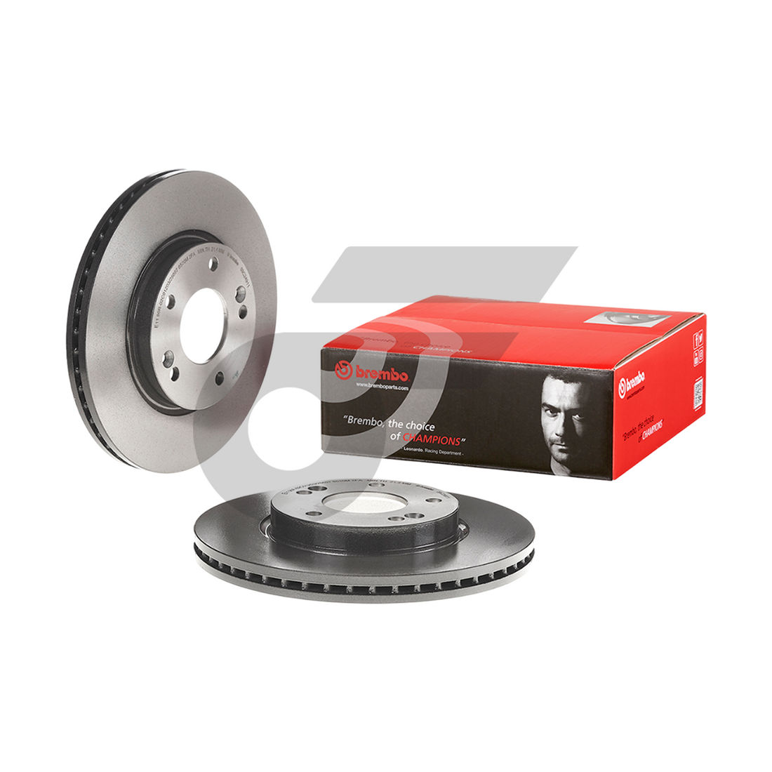 BREMBO จานเบรคหน้า VELOSTER 1.6, ELANTRA ปี11-17 |280MM. 5รู