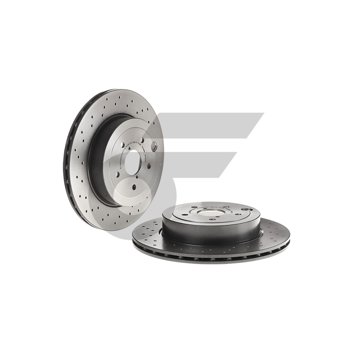 BREMBO จานเบรคหลัง WRX 2.5 STI AWD GJ ปี11-ON |326MM. 4รู