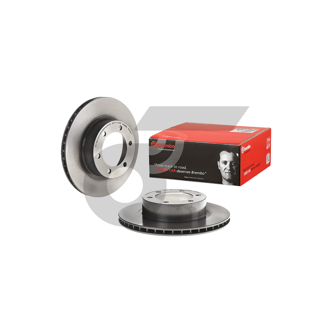 BREMBO จานเบรคหน้า PRADO KDJ90, 100 | 319 MM. 6รู