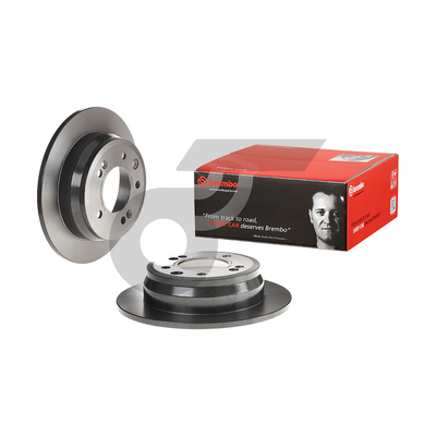 BREMBO จานเบรคหลัง TUCSON 2.0 2WD ปี10 ปี10, KIA SPORTAGE III SL 1.6 GDI |262MM. 4รู