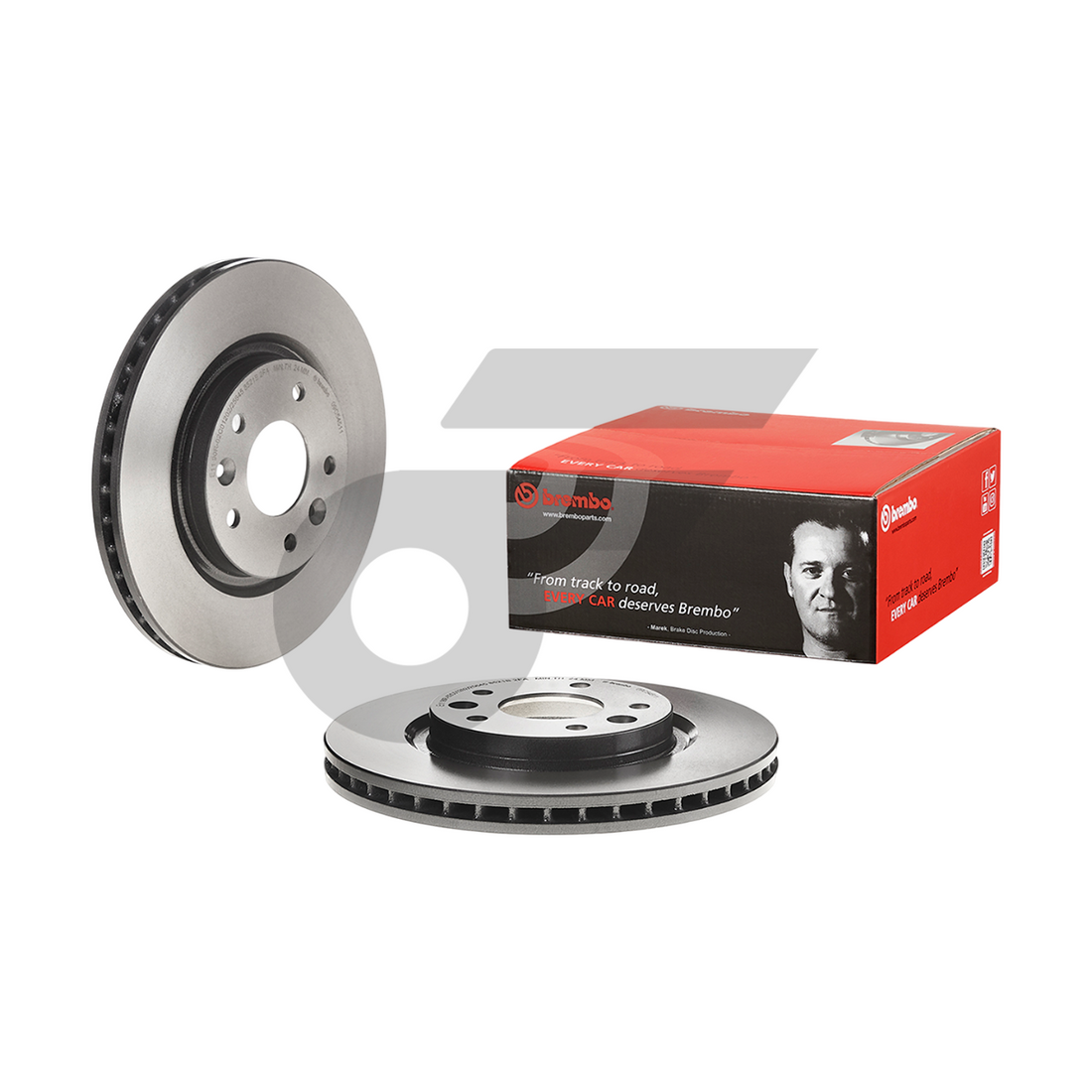 BREMBO จานเบรคหน้า X-TRAIL T32 ปี14-ON |296MM. 5รู