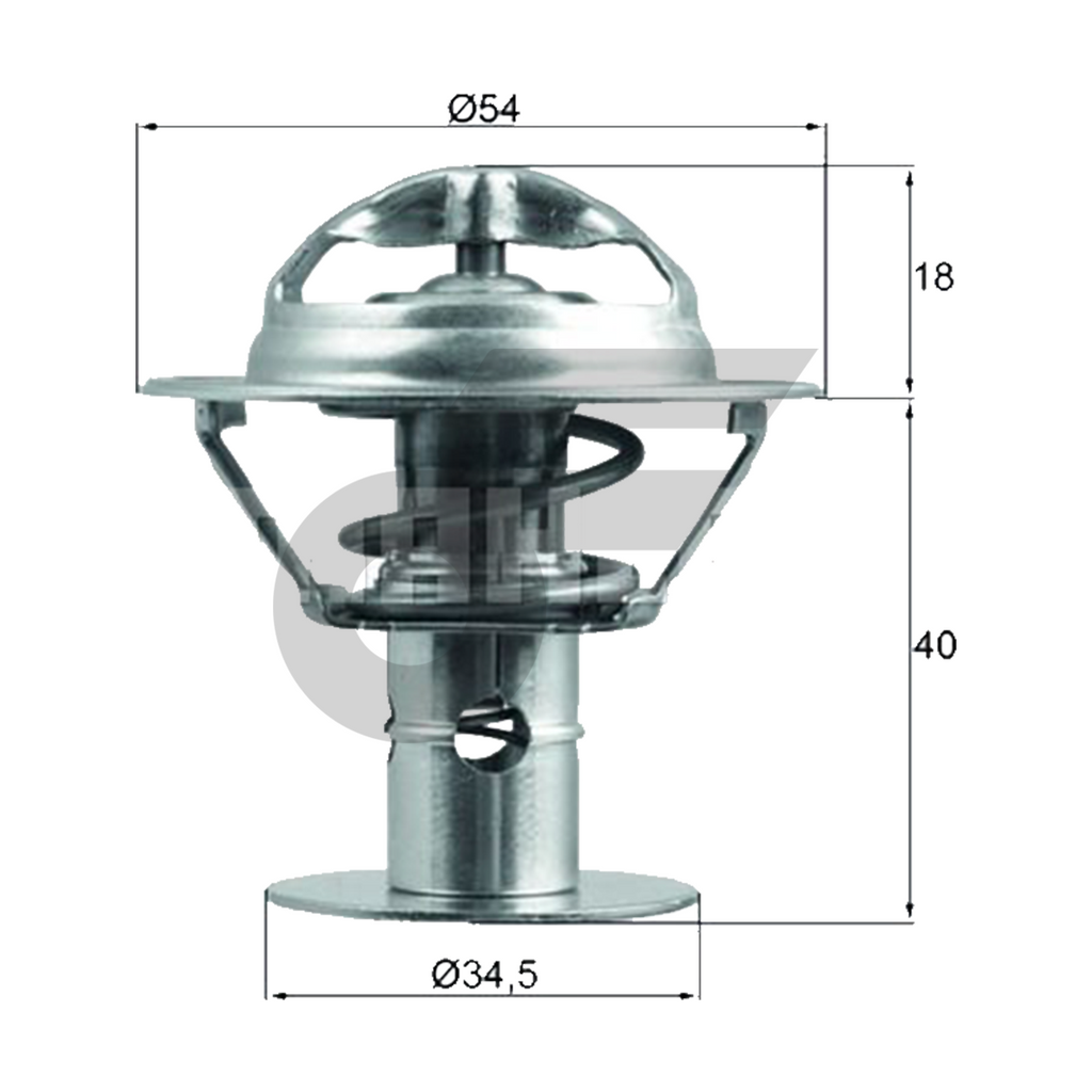 MAHLE Water valve ESCAPE 3.0, TRIBUTE MPV | 86 degrees