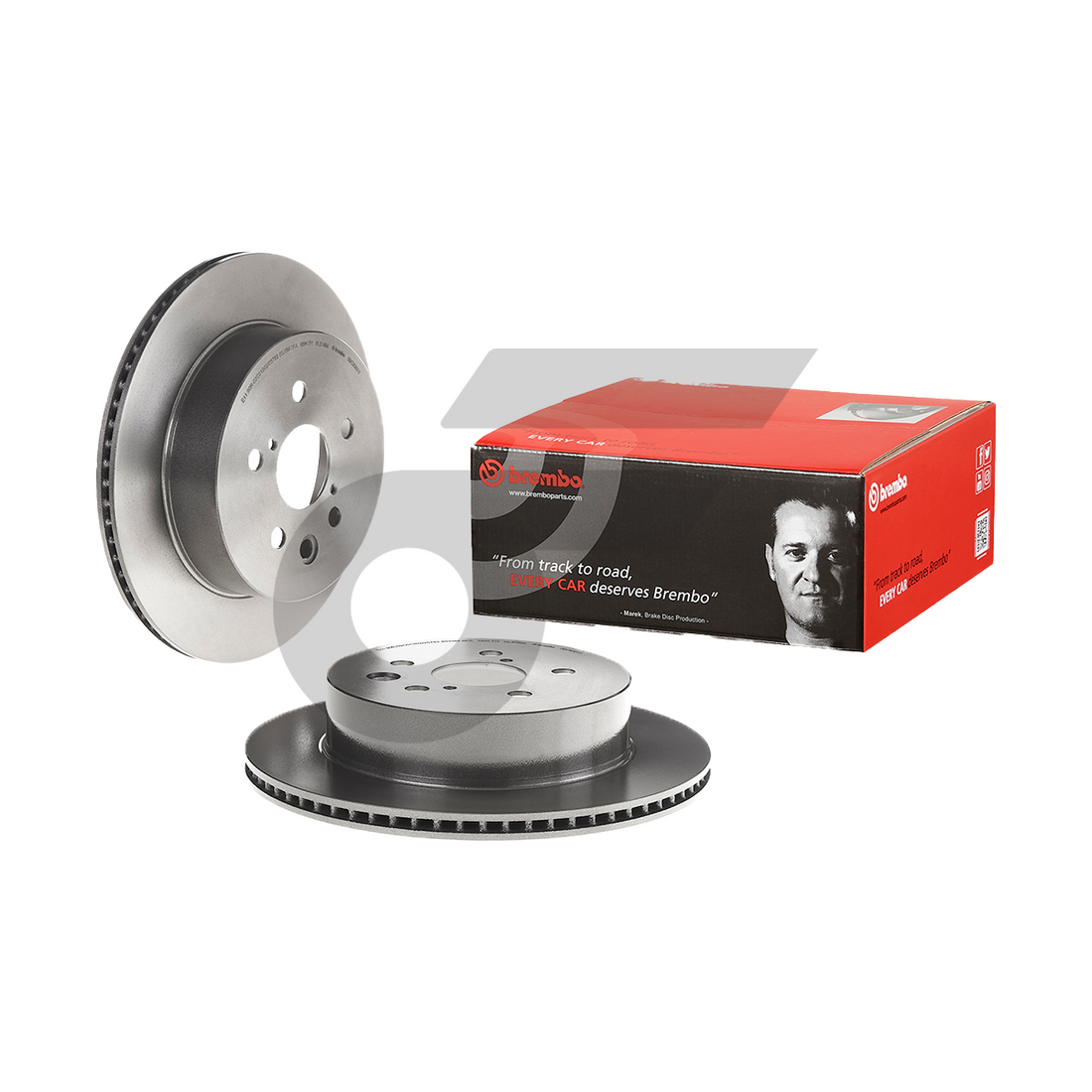 BREMBO จานเบรคหลัง GS300 ปี05, GS250 ปี12-ON |310MM. 4รู