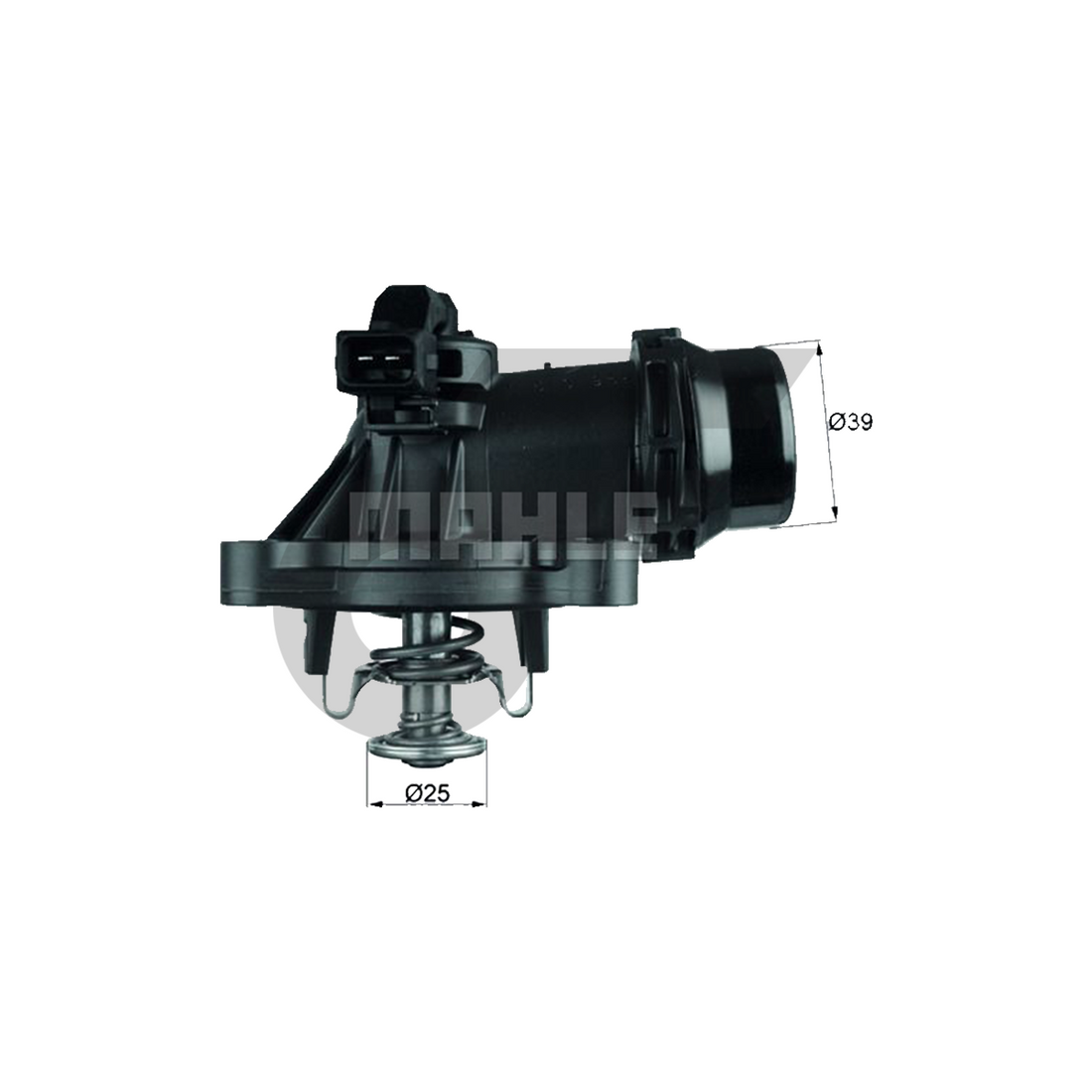 MAHLE วาล์วน้ำควบคุมไฟฟ้า BMW MINI N42 N46 / 3 (E46 E90) X1 (E84) X3 2.0 (E83) | 105องศา