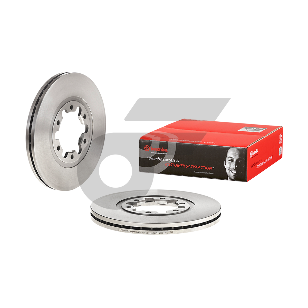 BREMBO จานเบรคหน้า RANGER 4WD ปี98-05, FIGHTER 4WD ปี98-05 |274MM. 5รู