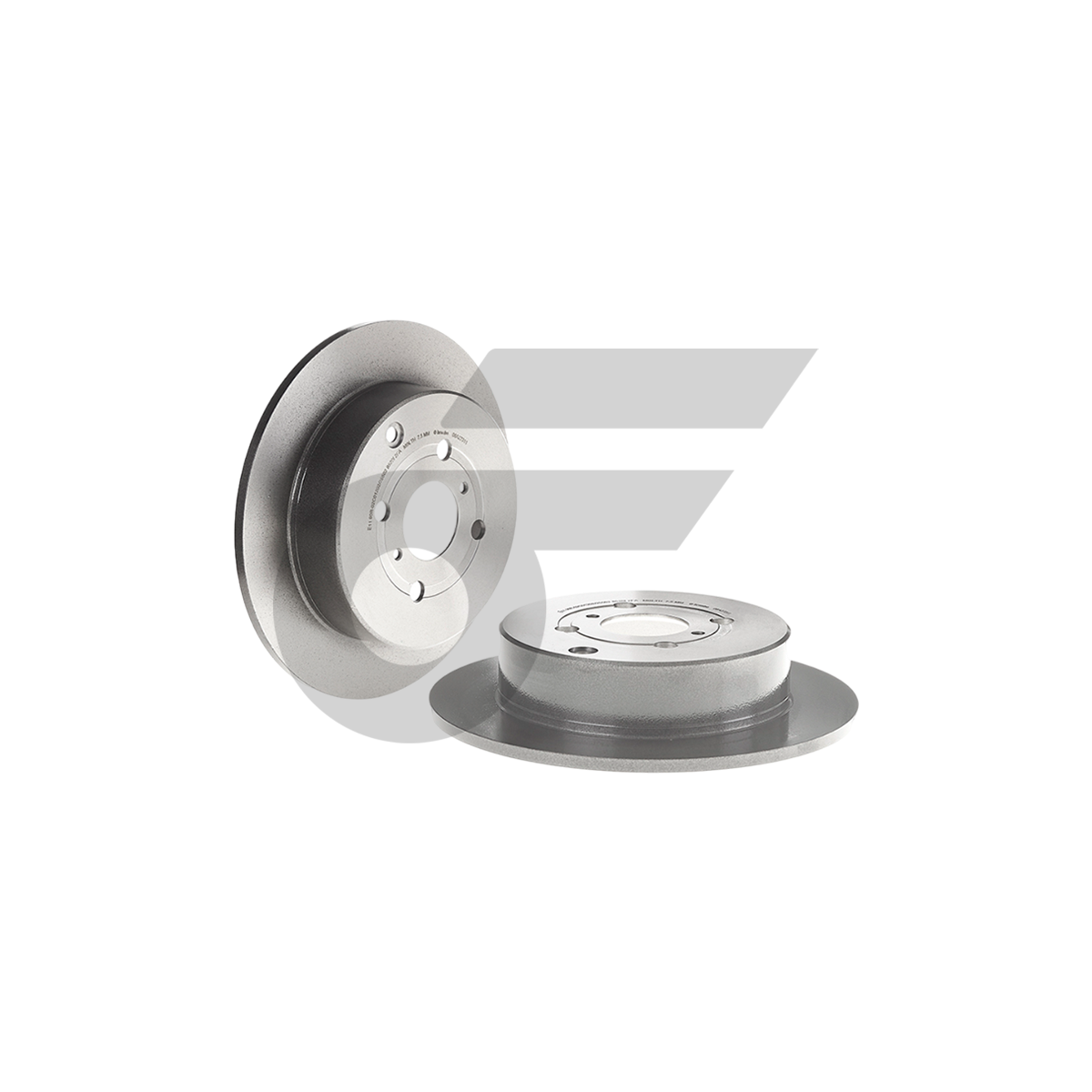 BREMBO จานเบรคหลัง VIOS 1.5 ปี02-07, ALTIS VVTI 1.6 1.8 ปี01-07 |269MM. 4รู