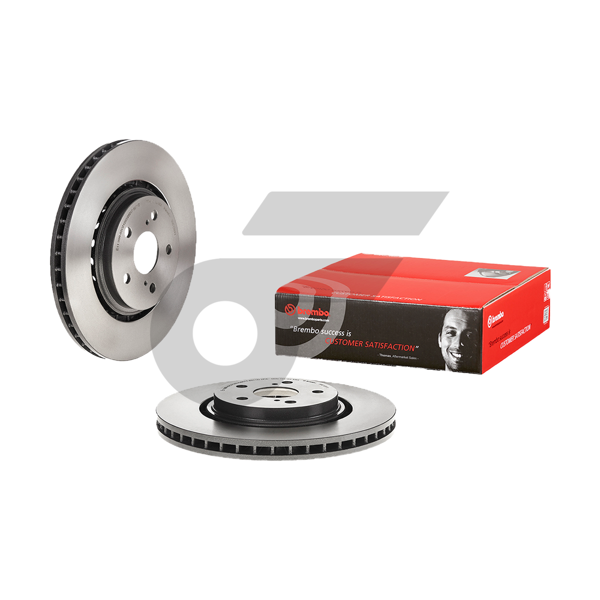 BREMBO จานเบรคหน้า RX 200T ปี15, ES 300H ปี18 |328MM. 6รู