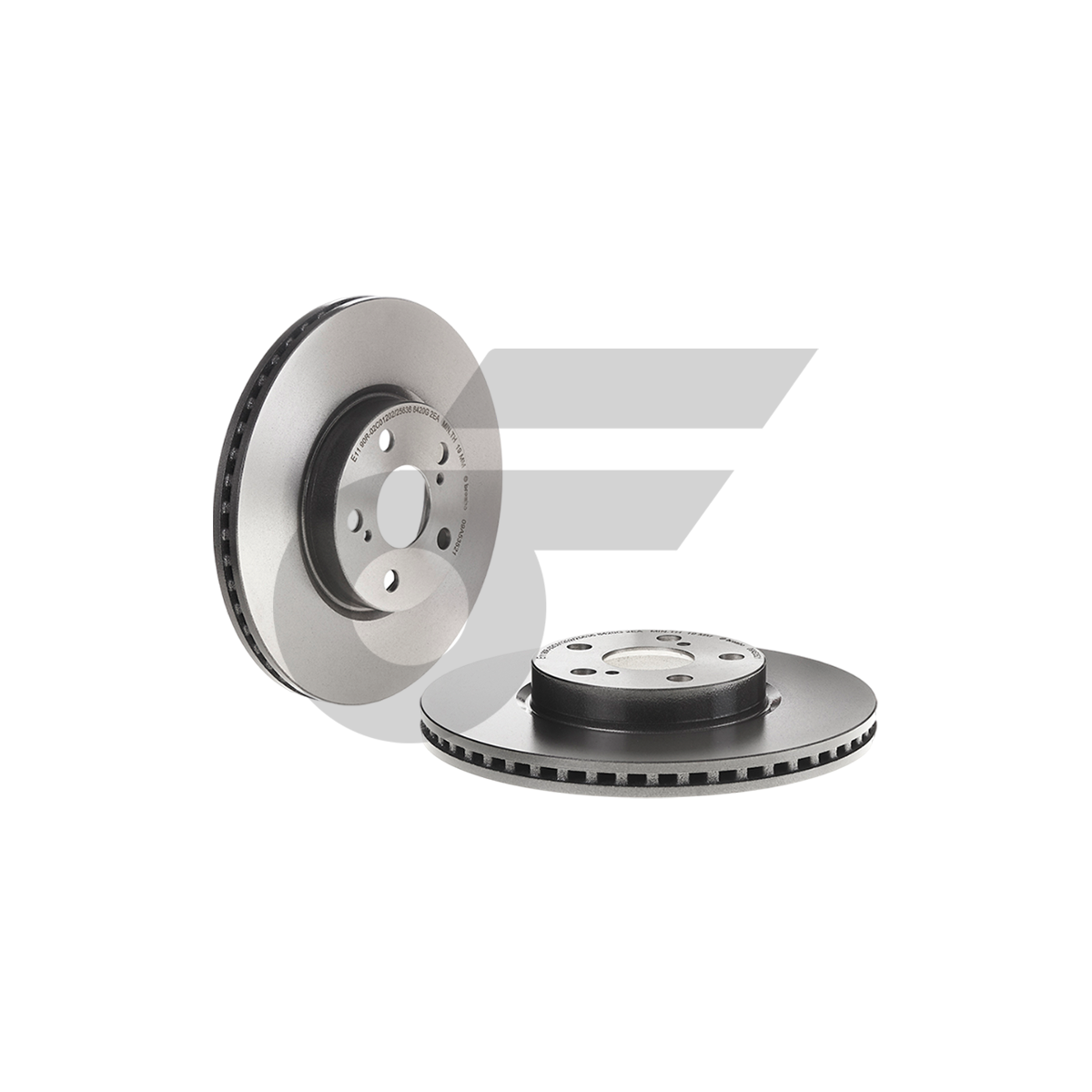 BREMBO จานเบรคหน้า ALTIS DUAL VVTI 1.6 1.8 E140, E170 ปี08-13, ปี13-18, SIENTA 1.5 ปี16-ON |275MM. 6รู