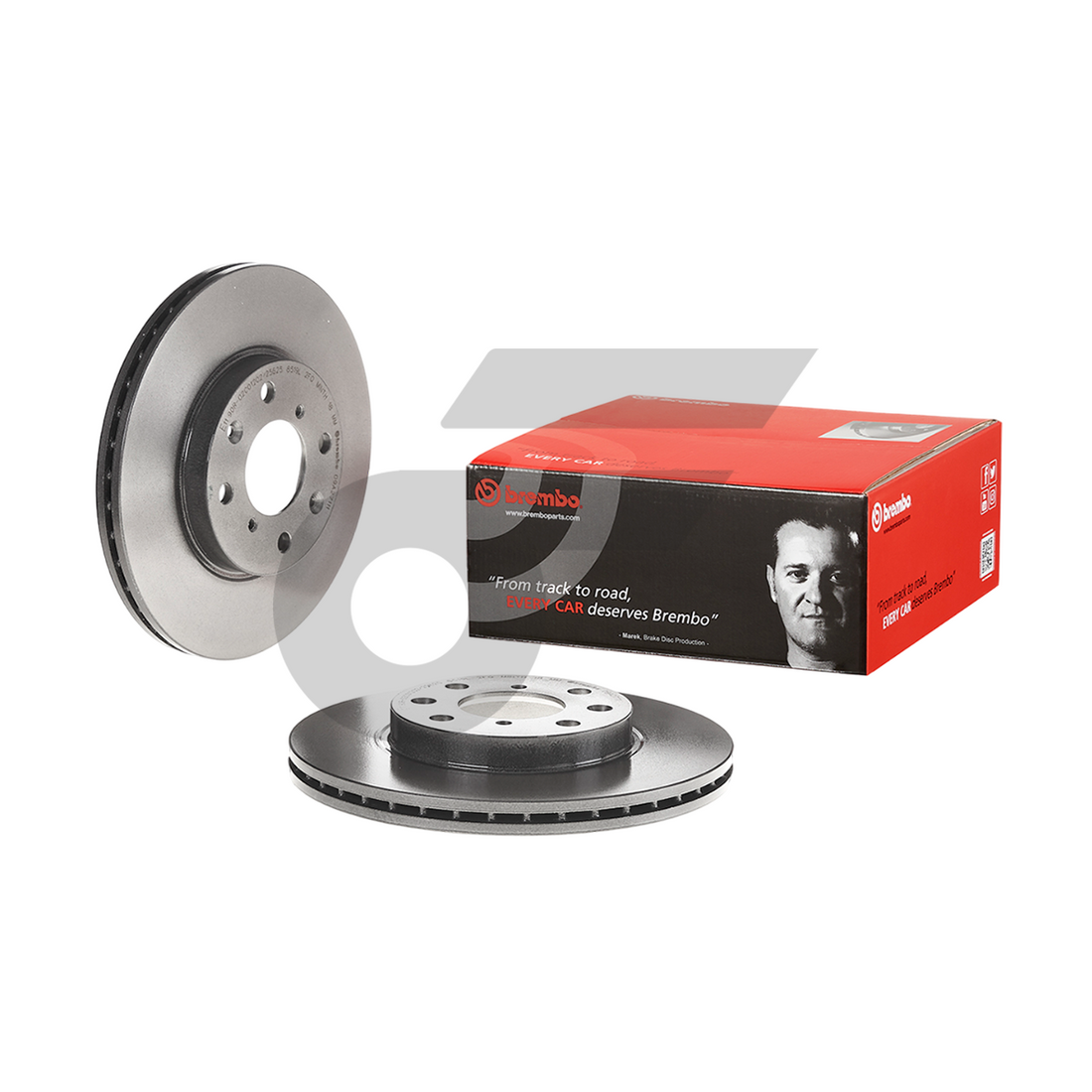 BREMBO จานเบรคหน้า SWIFT 1.5, SWIFT ECO 1.2 INNER DIA. 127.3 MM ปี09-17, CIAZ 1.2 ปี15-ON |252MM. 5รู