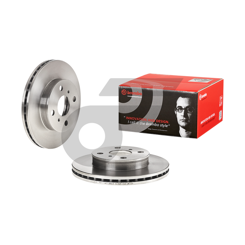 BREMBO จานเบรคหน้า AE100, 101 AT171,AE111, 112 | 238 MM. 4รู