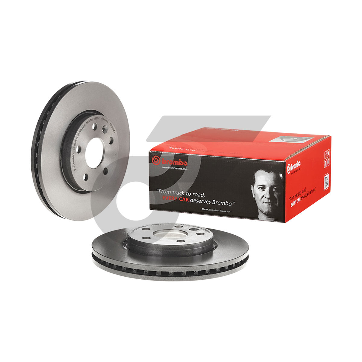 BREMBO จานเบรคหน้า CRUZE 1.6 1.8 ปี10-ON |276MM. 5รู