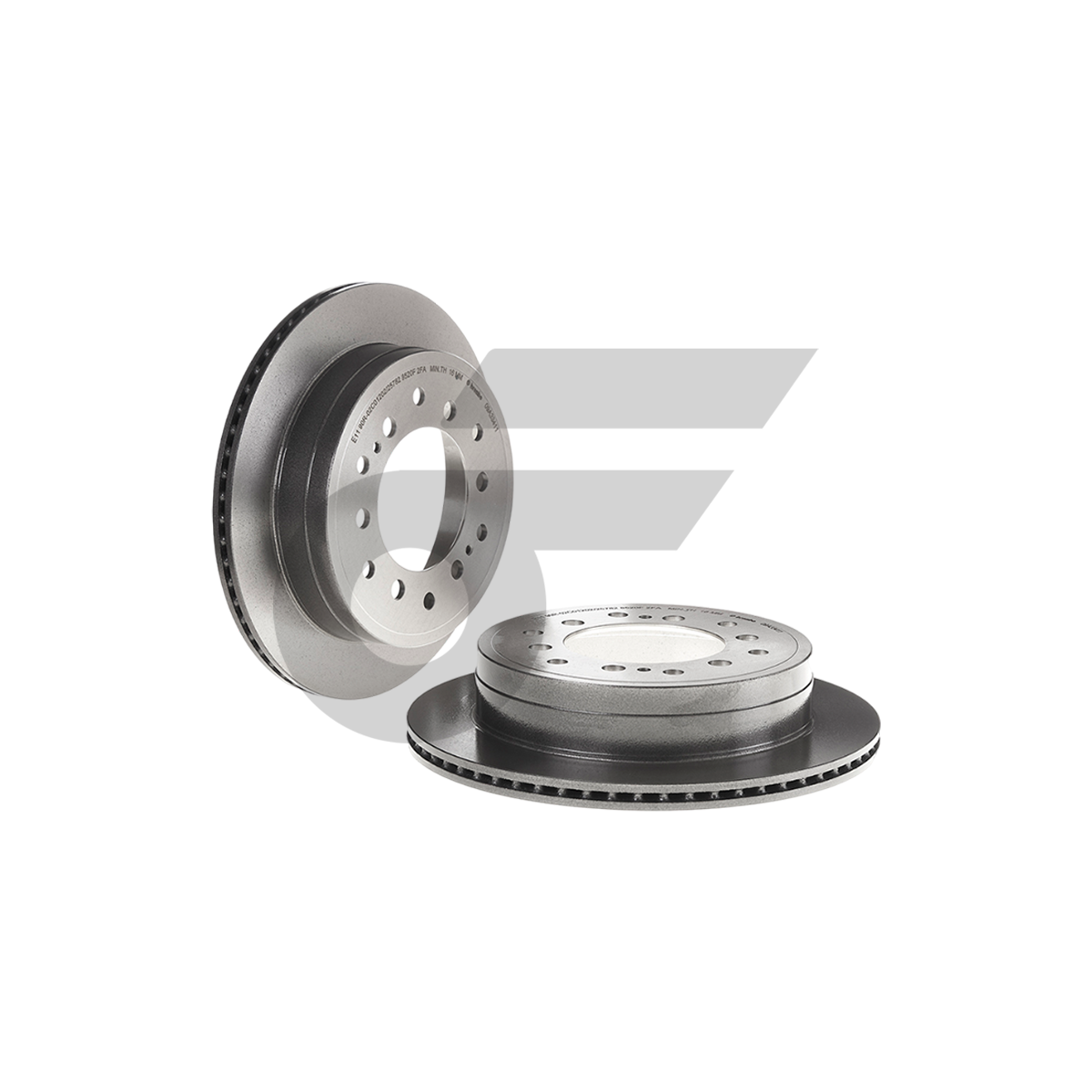 BREMBO จานเบรคหลัง FORTUNER TRD '16-> CENTER HUB 106 MM ปี15-ON, LAND PRADO KDJ12 GRJ12 CENTER HUB 106 MM ปี02-10 |312MM. 6รู