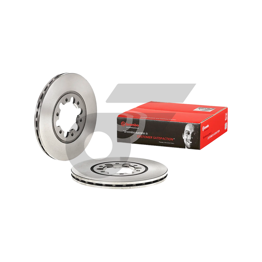BREMBO จานเบรคหน้า MAGNUM 2.0L, B2500 แม็กนั่ม, บี2500 | 256 MM. 6รู
