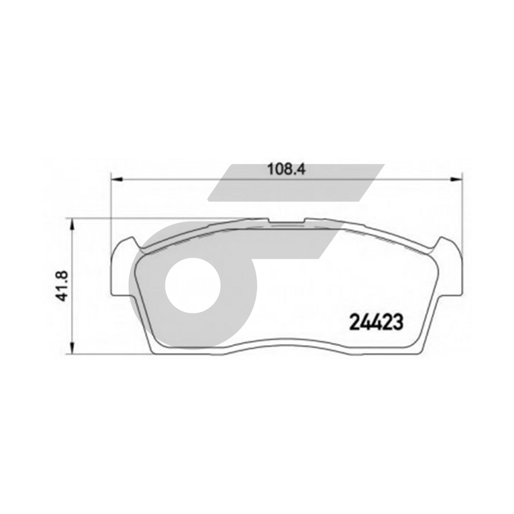 BREMBO ผ้าเบรคหน้า CELERIO 1.0 ปี14-ON