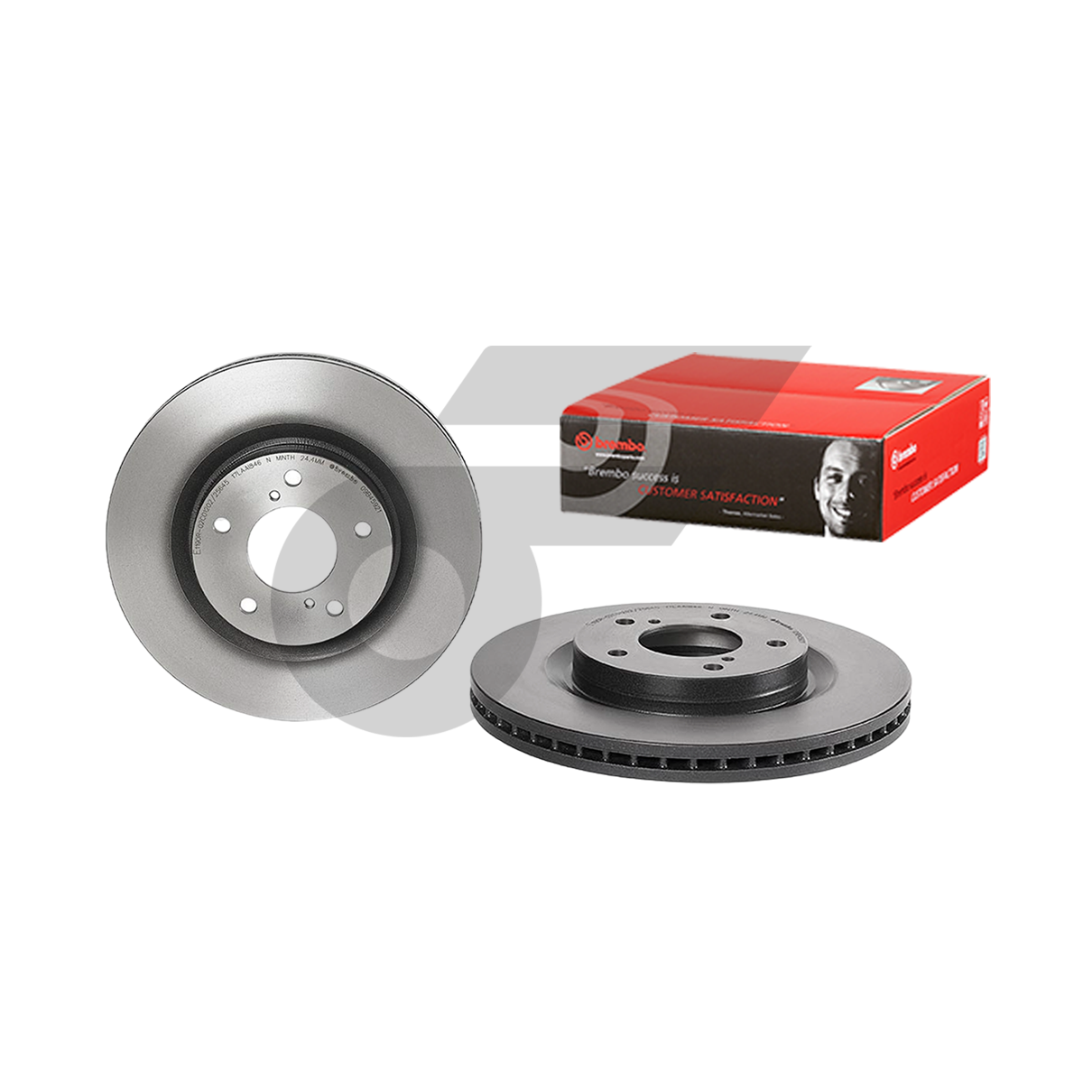 BREMBO จานเบรคหน้า SPACE WAGON 2.4 ปี04-09 |294MM. 5รู