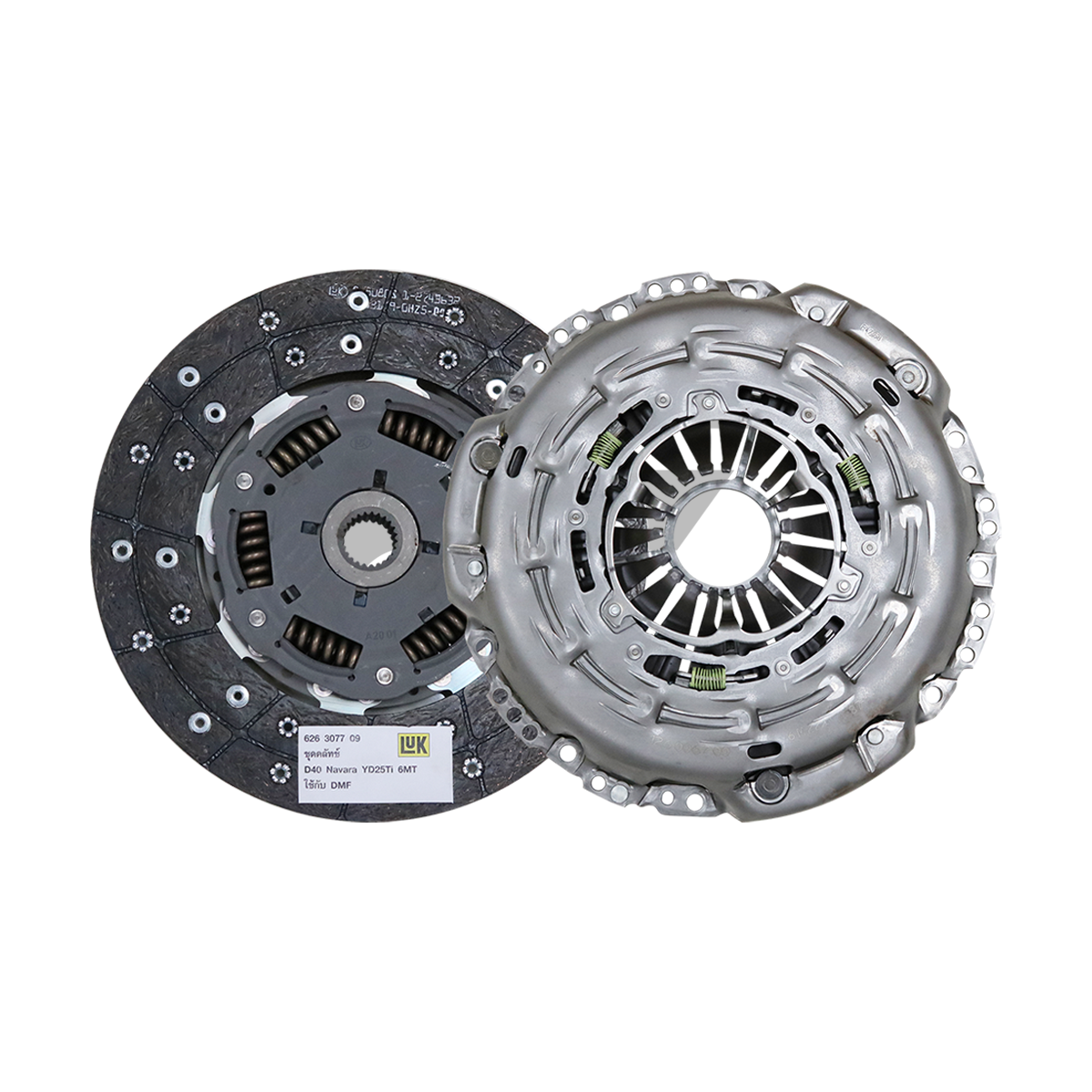 LUK ชุดคลัทช์ NAVARA (D40)  YD25DDTi (6เกียร์)  10.2นิ้ว 24ฟัน