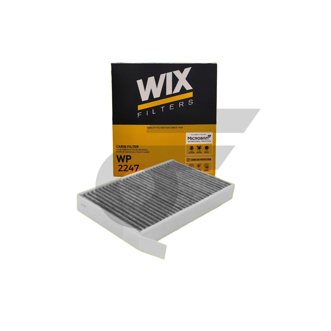 WIX ไส้กรองแอร์ คาร์บอน MODEL 3, Y ปี19 ใช้2ชิ้น