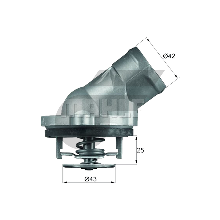 MAHLE water valve + shirt BENZ M112 M113 big model / W202 W203 W210 W211 C218 W222 | 87 degrees