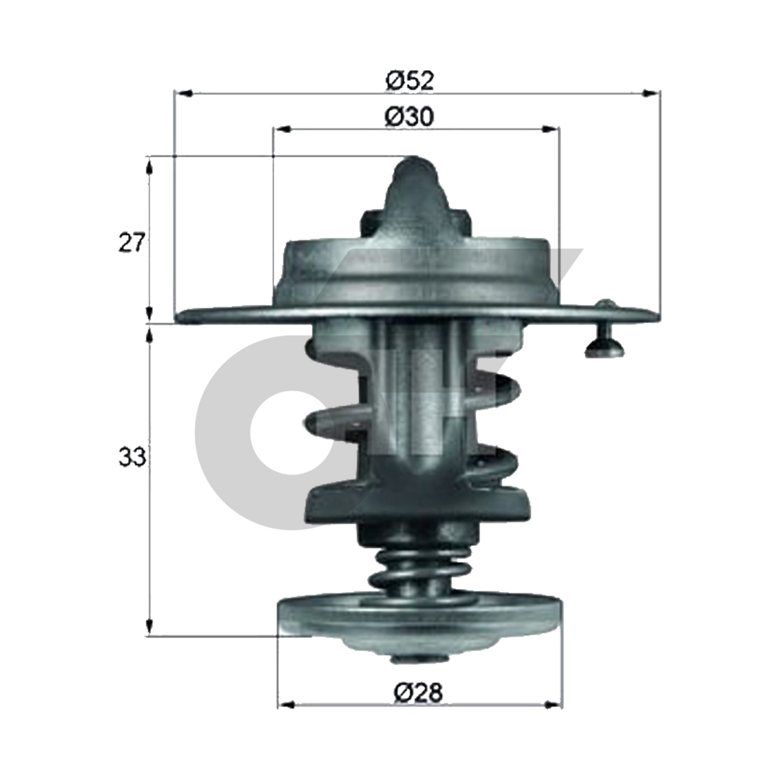 MAHLE วาล์วน้ำ MTX LN85-95, TIGER LN145-165 | 82องศา