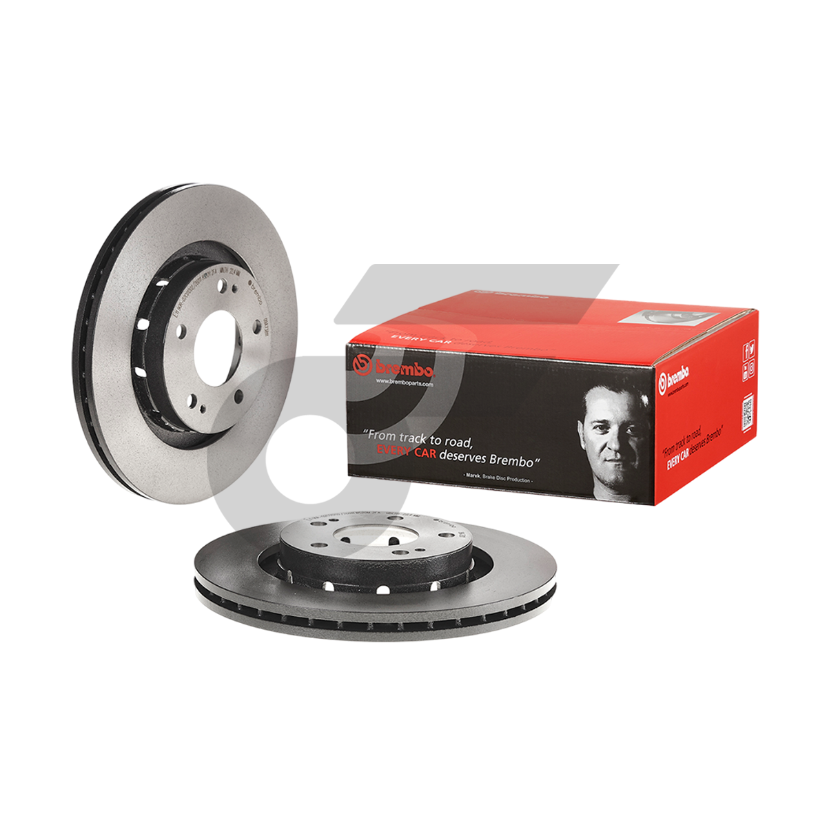 BREMBO จานเบรคหน้า OUTLANDER, LANCER EX 2.0 CY4A, DELICA ปี09-ON |294MM. 5รู