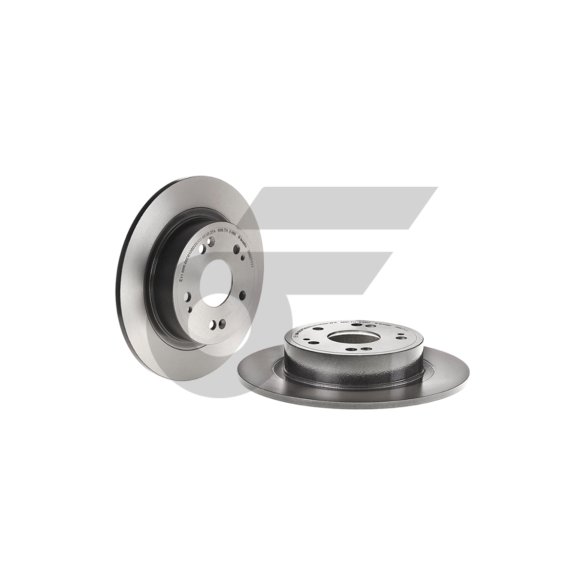 BREMBO จานเบรคหลัง ACCORD GEN8 2.0 2.4 ปี08-12, HR-V 1.8 ปี14 |282MM. 5รู