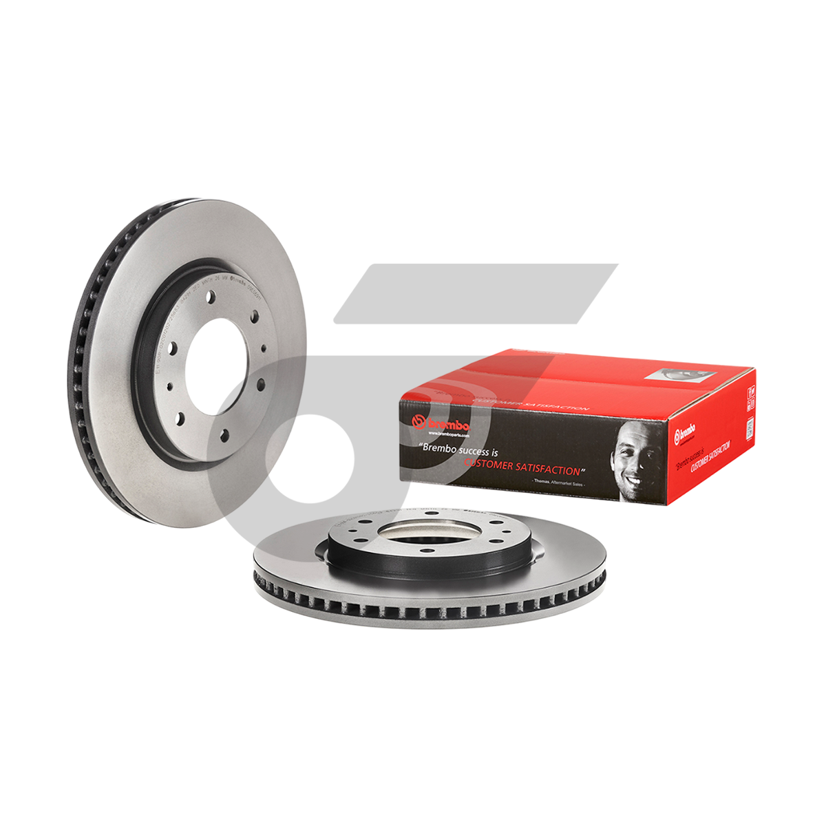 BREMBO จานเบรคหน้า NEW PAJERO SPORT 2WD 4WD 2.4 ปี15-ON |321MM. 5รู