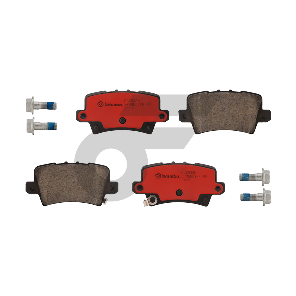 BREMBO rear brake pads CIVIC TYPE-R FN2 year 06 year 06-ON