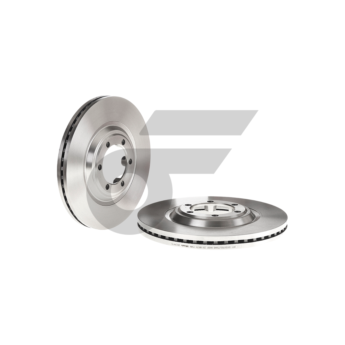 BREMBO จานเบรคหน้า NEW COLORADO สูง, TRAILBLAZER ปี12-ON, ALL NEW DMAX 4WD V-CROSS 1.9 DDI, MU-X ปี12-ON |300MM. 5รู