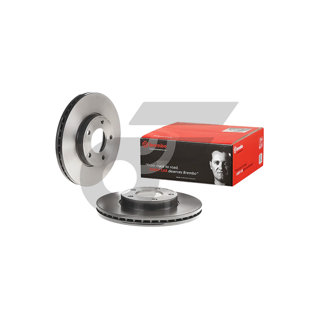 BREMBO จานเบรคหน้า MAZDA 3 BK 1.6L ปี05, BL ปี09 | 278 MM. 5รู