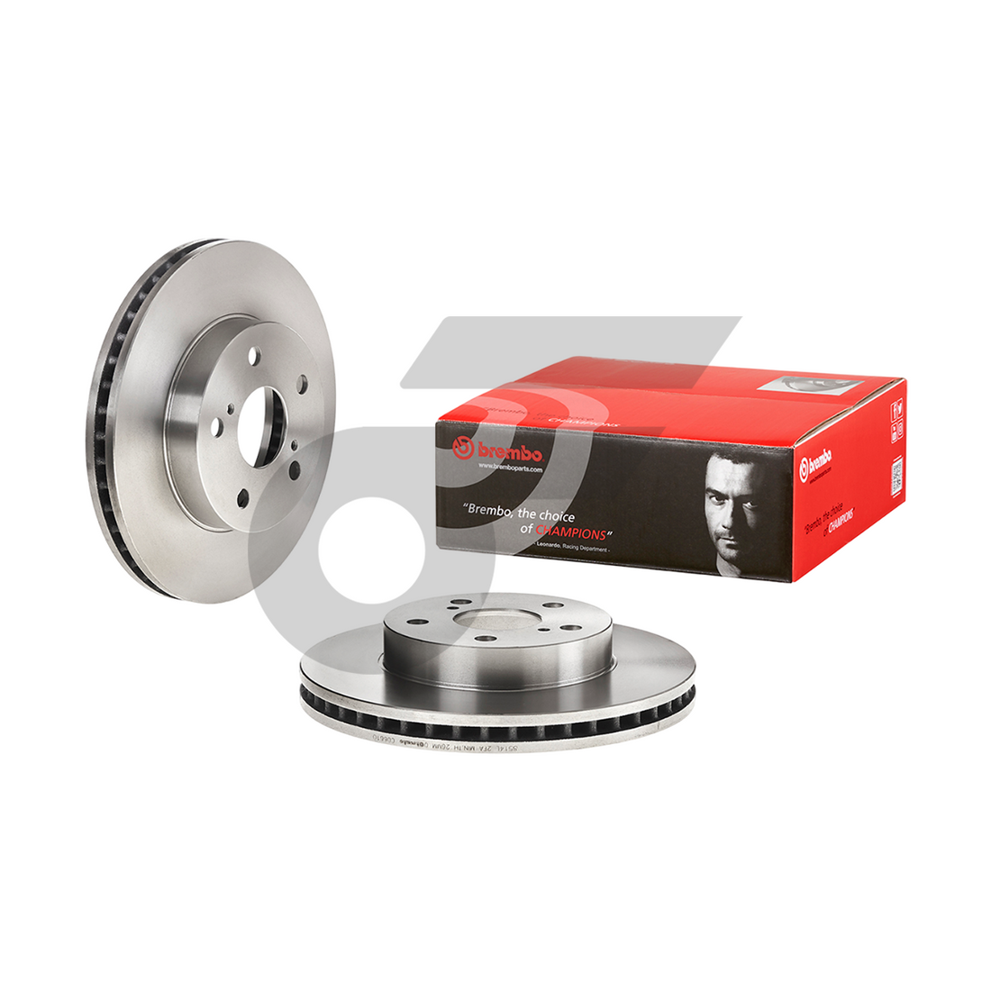 BREMBO จานเบรคหน้า INNOVA VVTI ปี05-ON |281.2MM. 5รู