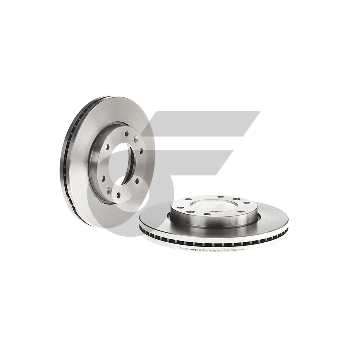 BREMBO จานเบรคหน้า H1 2.5 CRDI HC ปี08-ON |300MM. 5รู