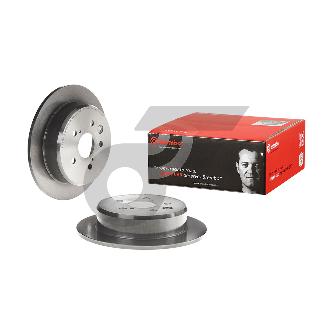 BREMBO จานเบรคหลัง IS250 2.5 HC ปี05-12 |291MM. 5รู
