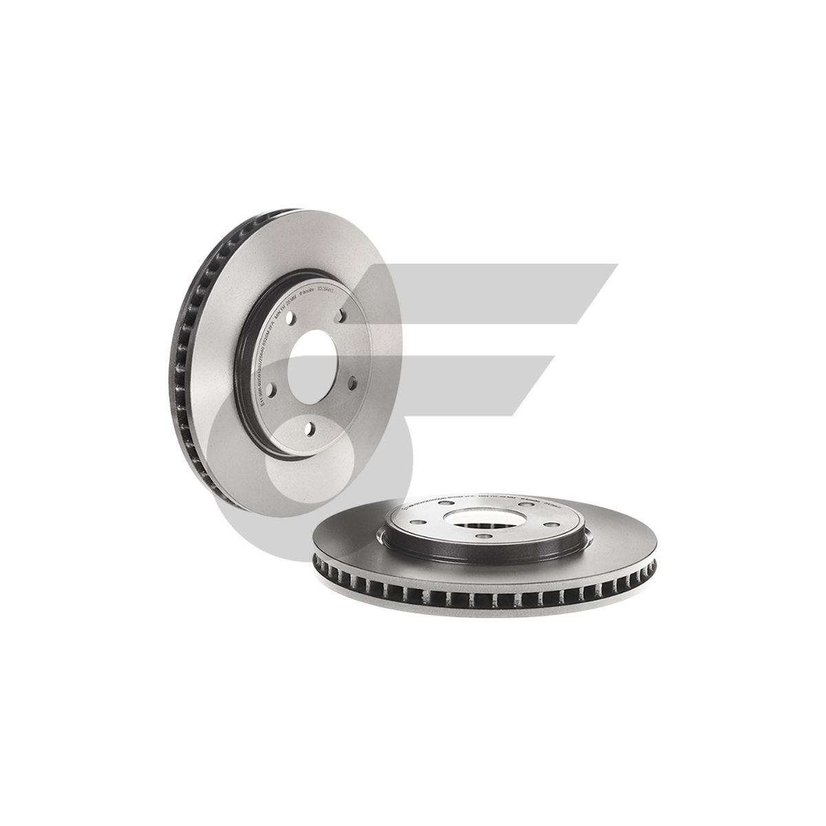 BREMBO จานเบรคหน้า LEAF ZE1 ปี19 ปี19-ON |283MM. 5รู