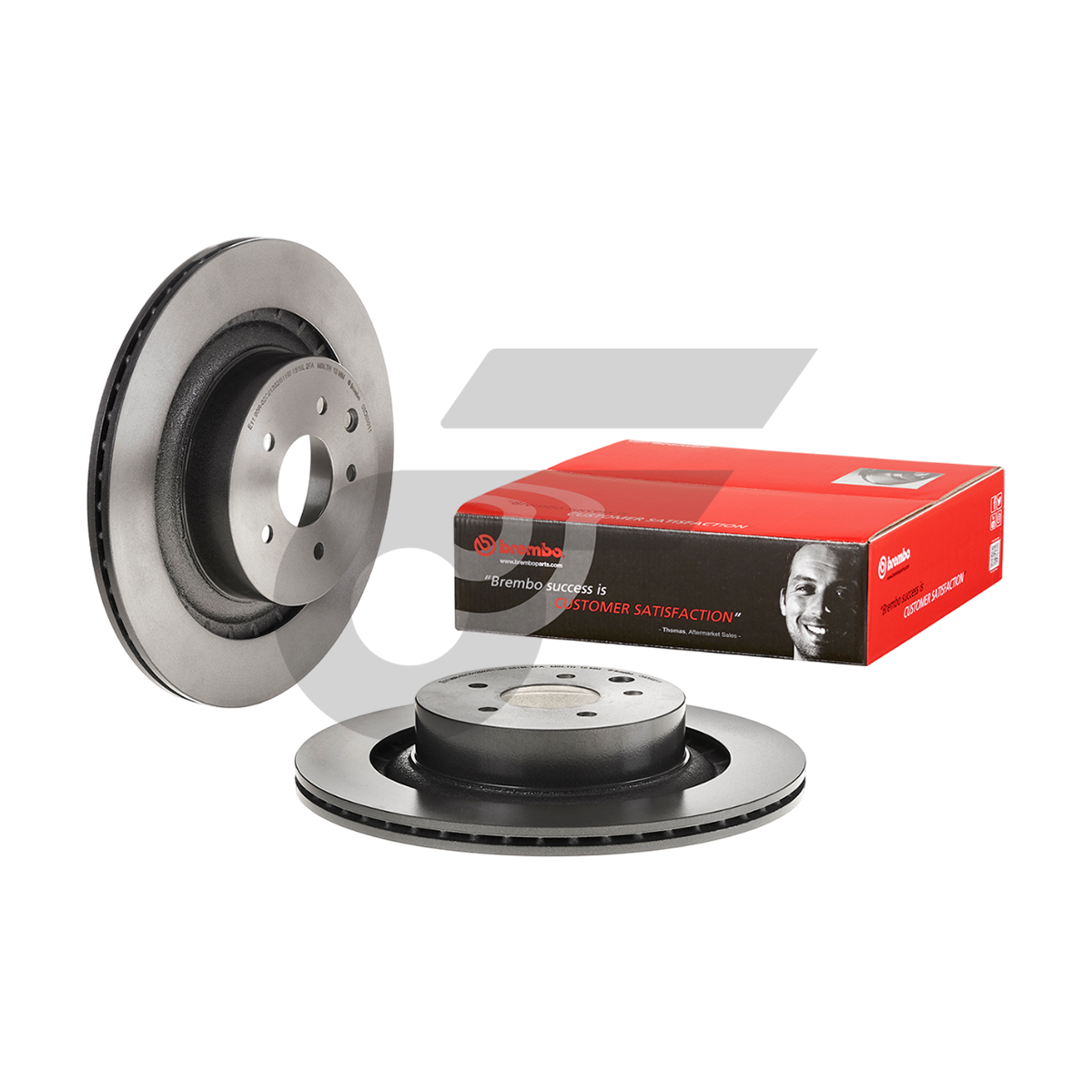 BREMBO จานเบรคหลัง 370Z Z34 3.7, ROADSTER, NISMO ปี09-ON |350MM. 4รู