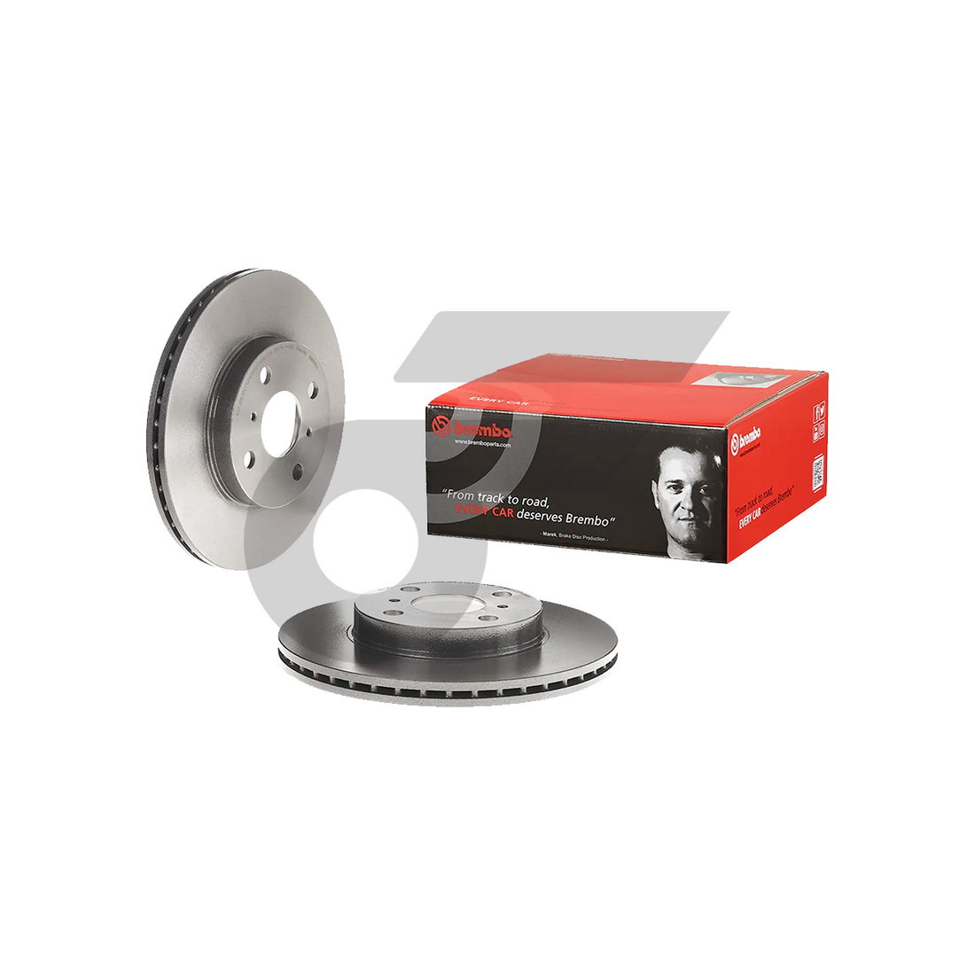 BREMBO จานเบรคหน้า VIOS ปี02 | 255 MM. 4รู