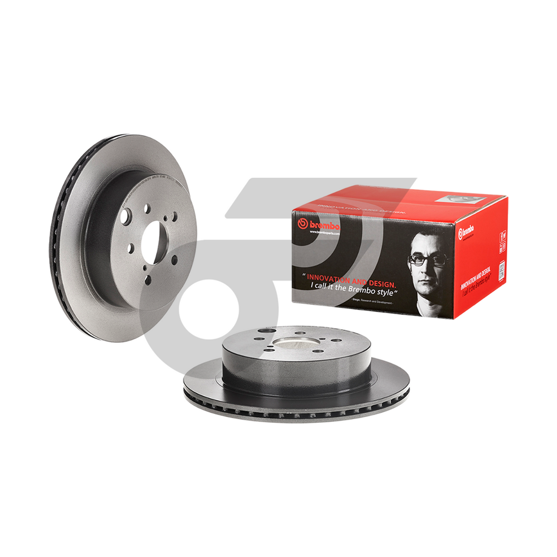 BREMBO จานเบรคหลัง FORESTER XT SJ 2.0T ปี13-ON |278MM. 5รู