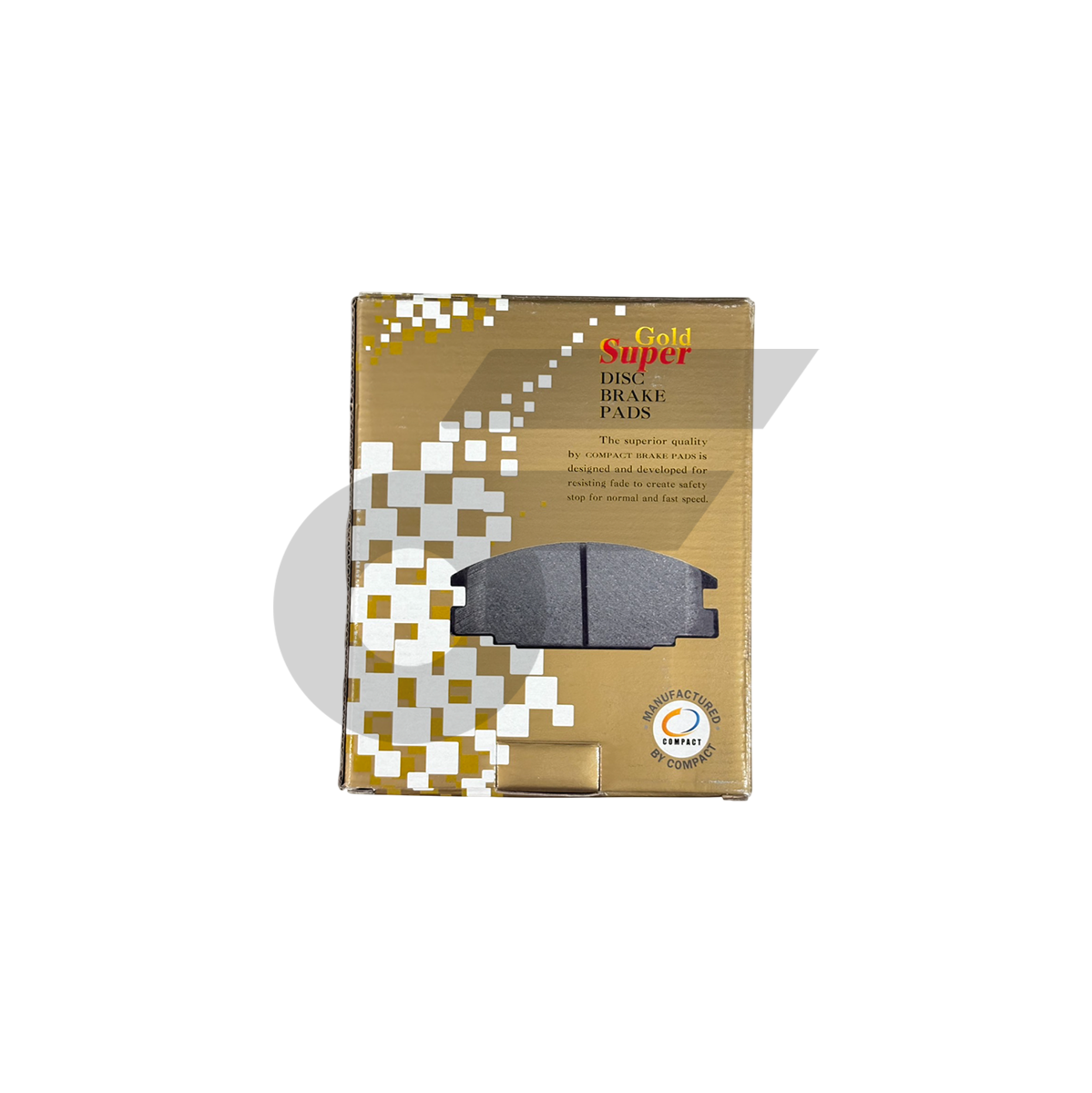 COMPACT ผ้าเบรคหน้า COASTER 4.0 ปี19 M/T | กล่องทอง