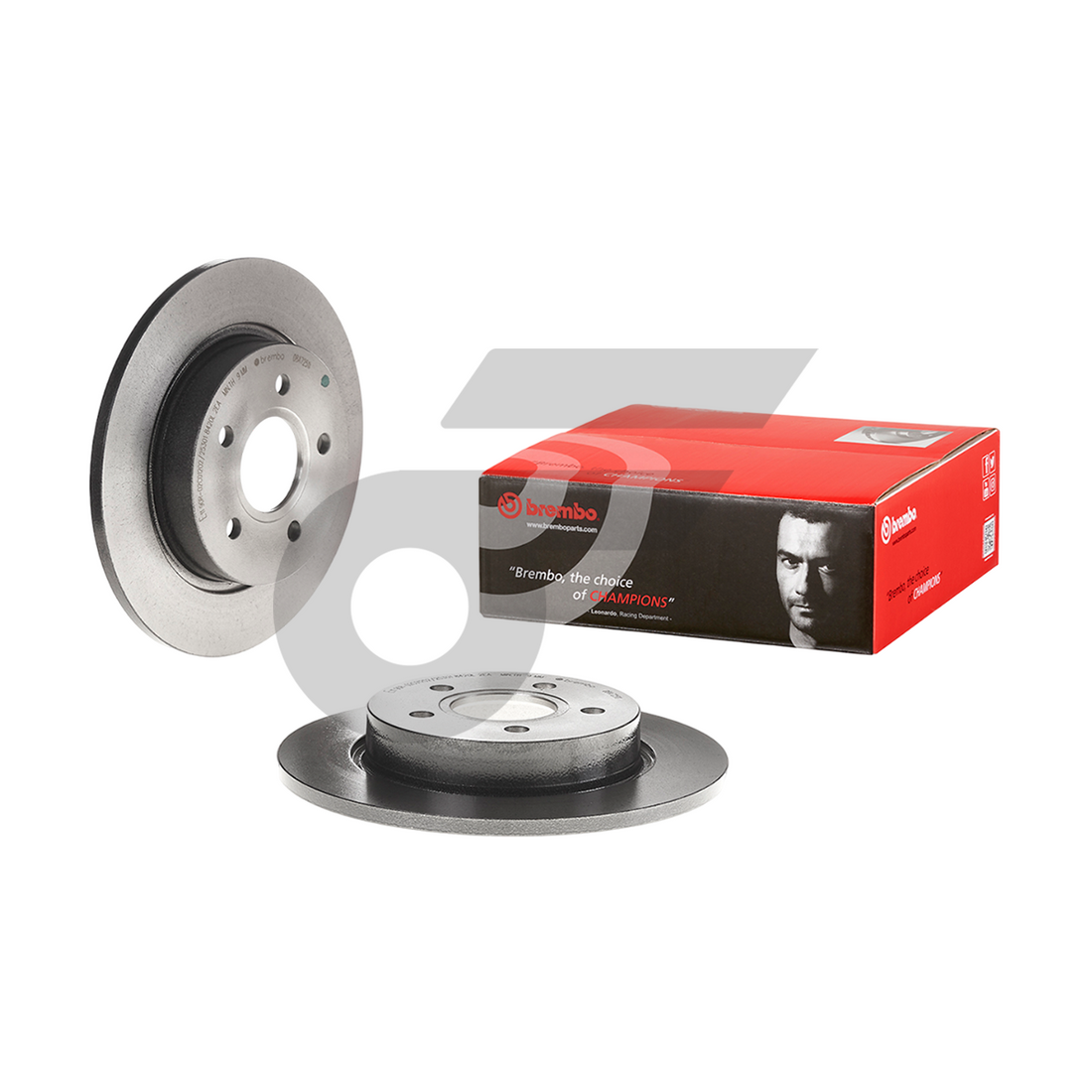 BREMBO จานเบรคหลัง FOCUS ปี12-ON |271MM. 5รู