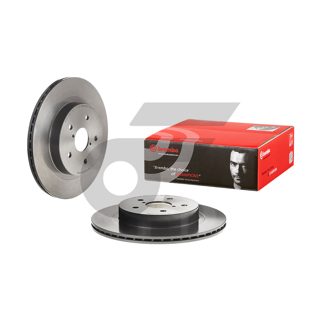 BREMBO จานเบรคหลัง WRX VAG ปี15, OUTBACK BS ปี14 ปี14 |300MM. 4รู