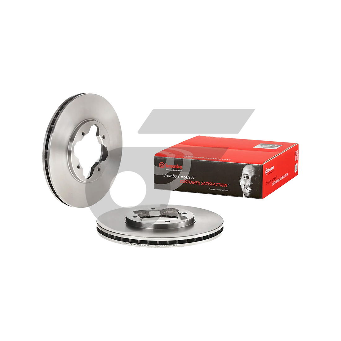 BREMBO จานเบรคหน้า ACCORD ปี96 ROVER 623 | 282 MM. 4รู