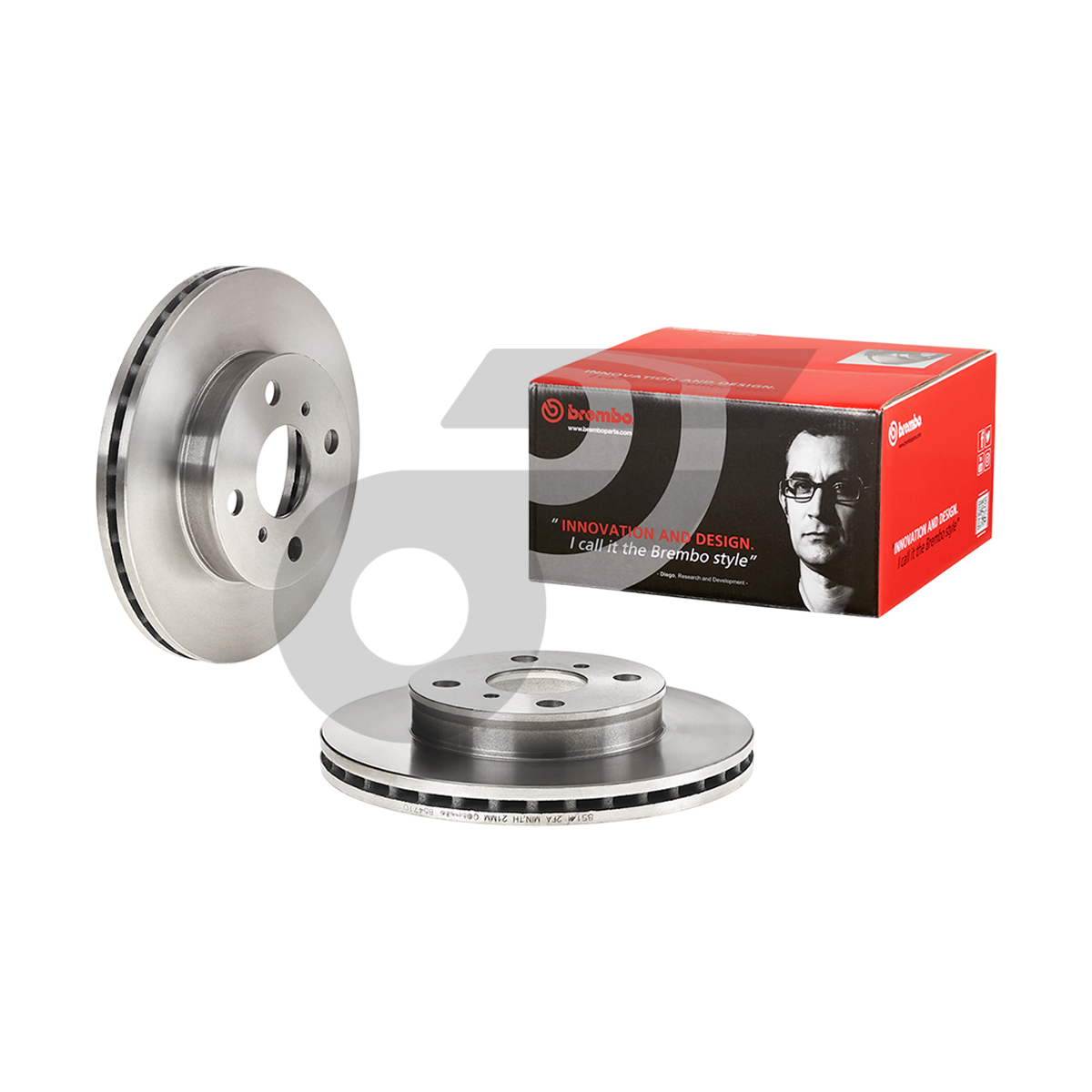 BREMBO จานเบรคหน้า AE100/101, AE111/112, AT171 ปี91-ON |238MM. 5รู